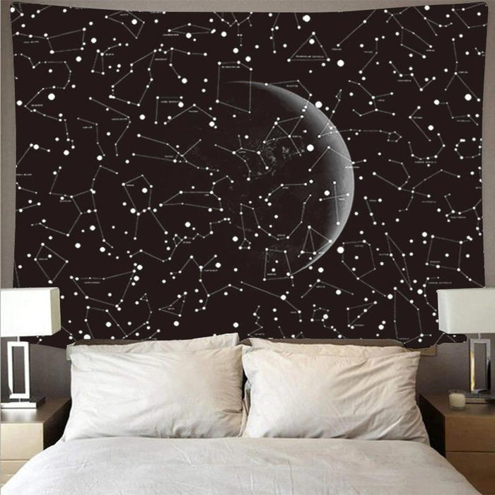 Celestial Mystery Orb Tapestry