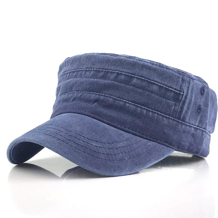 Navy Blue Eastern Peak Cap