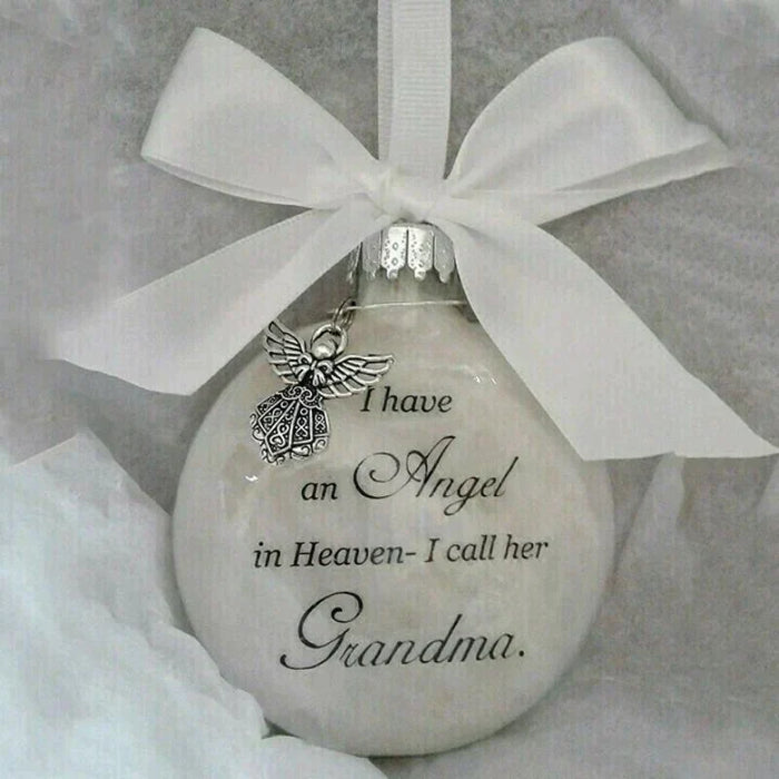 [Special Offer] Christmas Ornaments Feather Ball - Angel In Heaven Memorial Ornament