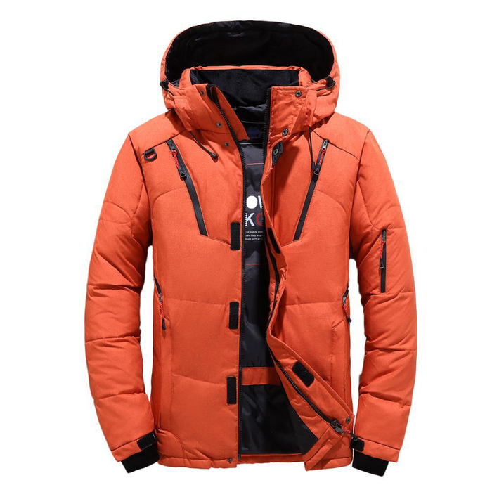 Orange Men's Winter Jacket