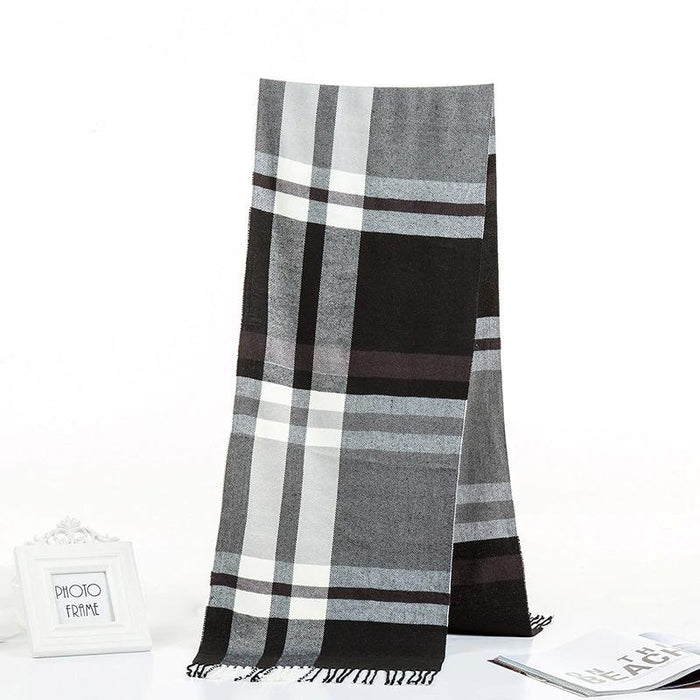 Porter Patterned Cashmere Scarf