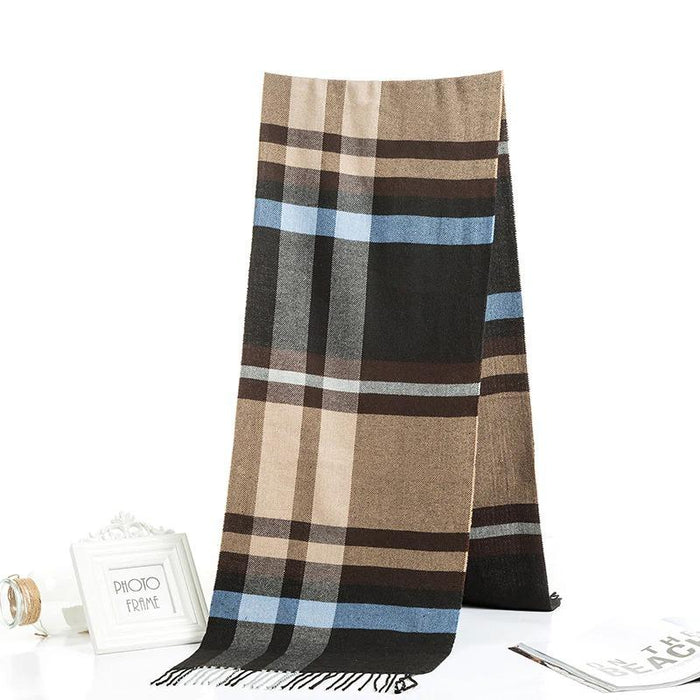 Peabody Patterned Cashmere Scarf