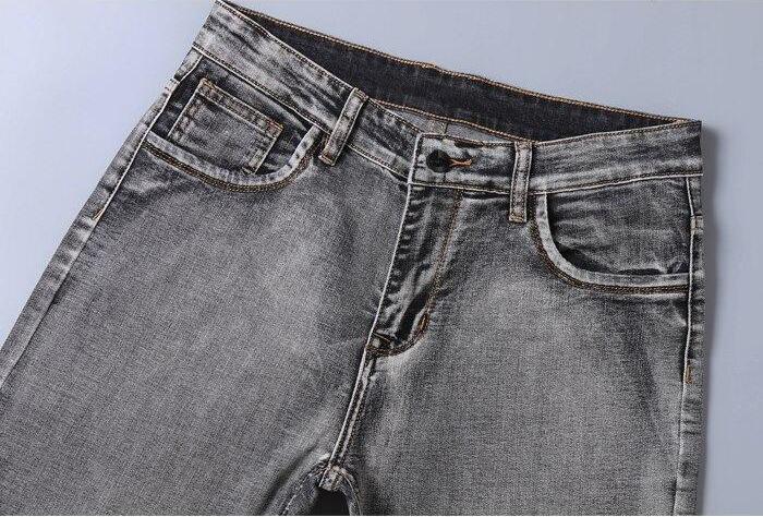 Men's Casual Grey Jeans