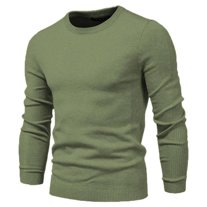 Army Green Tailored Sweater