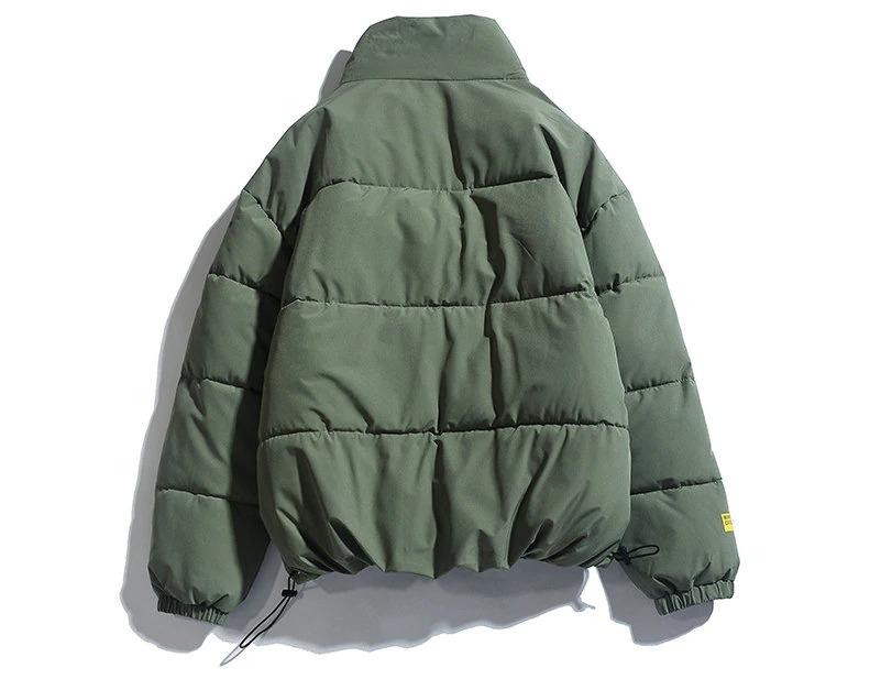 Army Green Men's Urban Puffer