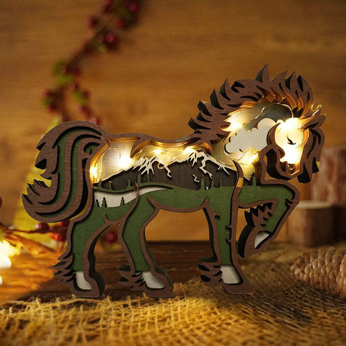 Horse Carving Handcraft Gift