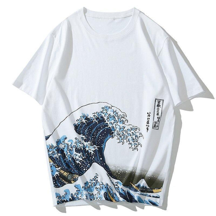 White Tsunami Men's Japanese Tee