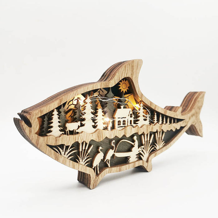 Fish Carving Handcraft Gift