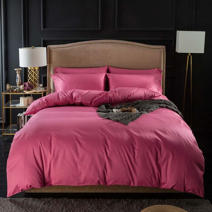 Pink Egyptian Cotton Lux Bed Set