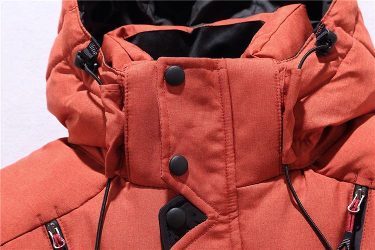 Orange Men's Winter Jacket