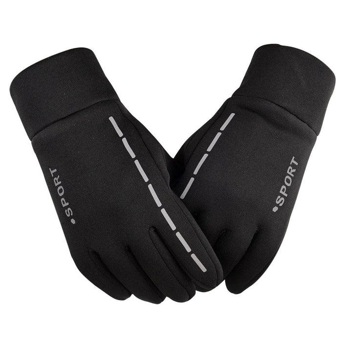 Black Winter Sport Gloves