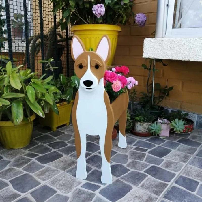 Basenji Planter AP057