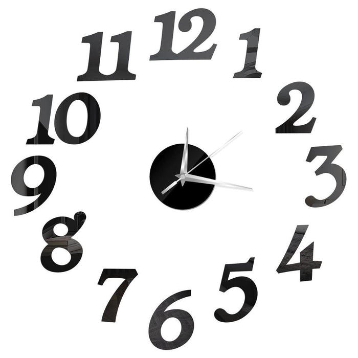 Black Decal II DIY Wall Clock