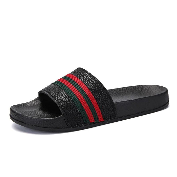 Men's Black Casual Slipper