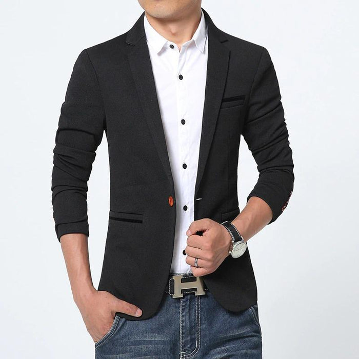 Black Casual Blazer