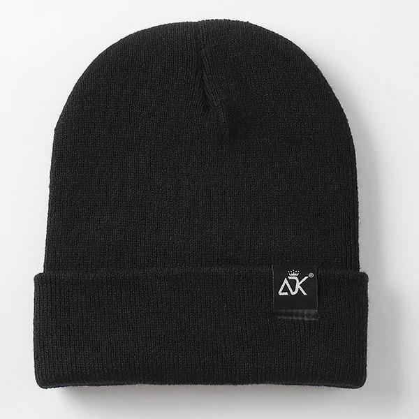 Black Canvas Beanie