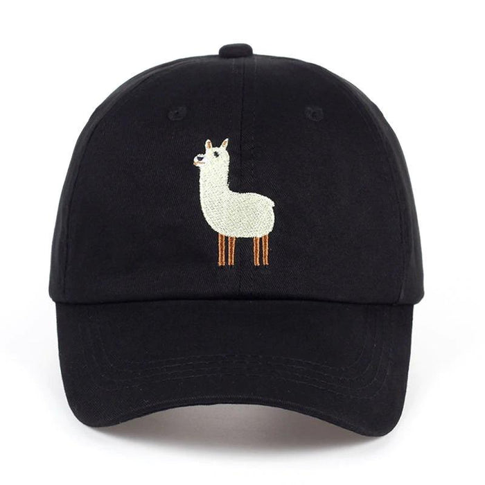 Black Llama Cap