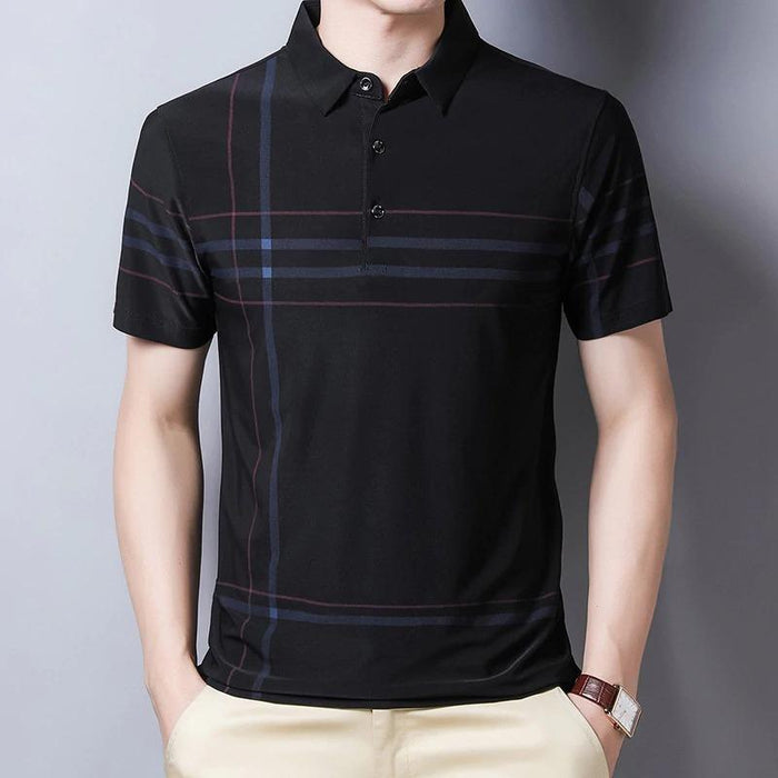 Johnson Black Men's Performance Polo