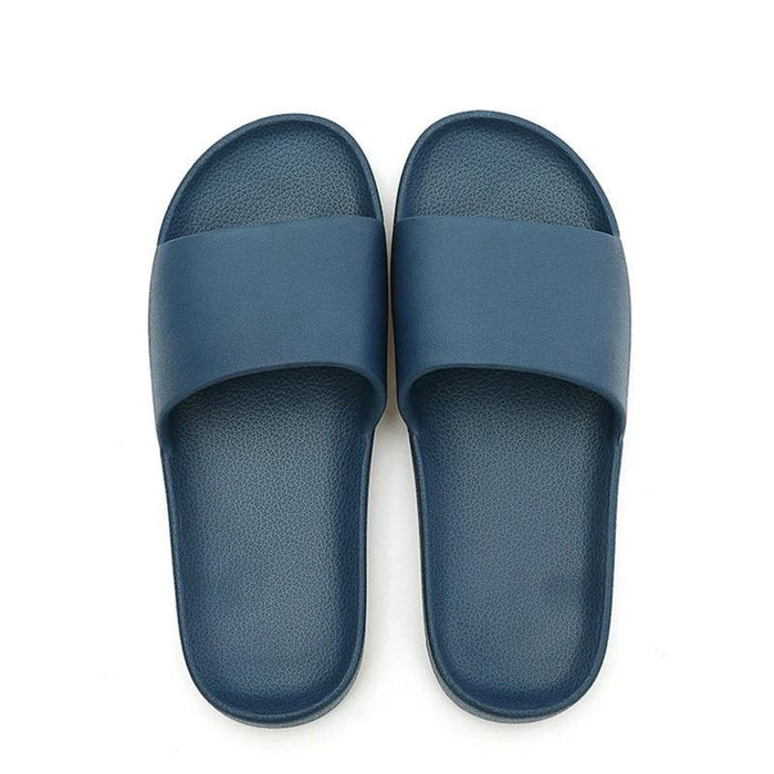 Men's Navy Casual Slides