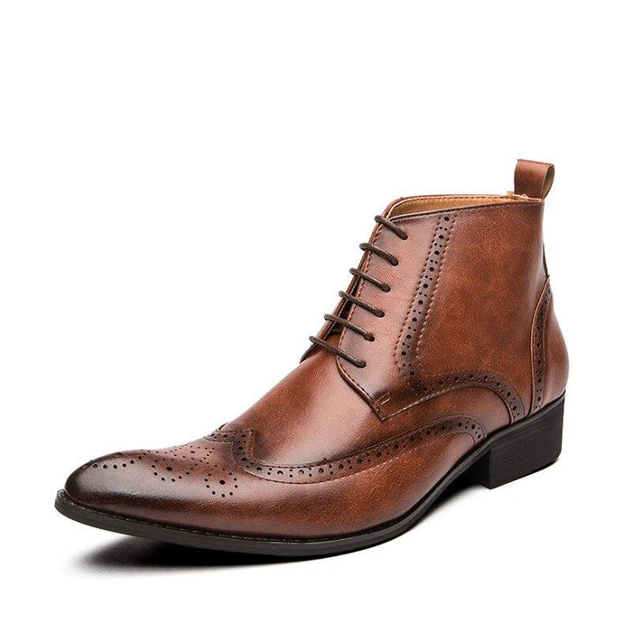 Men's Brown Oxford Boot