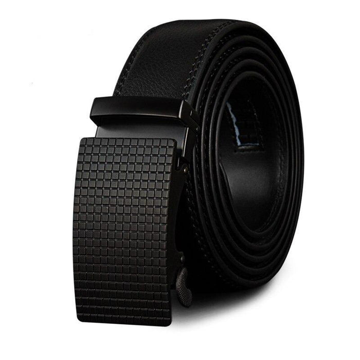 Black Leather Memphis Mission Belt