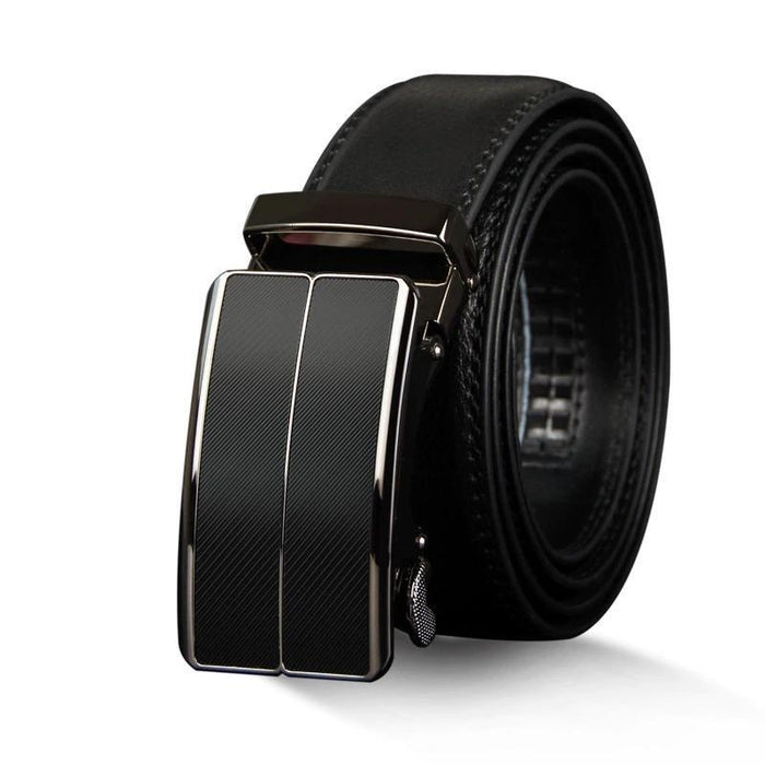 Black Leather Naples Mission Belt