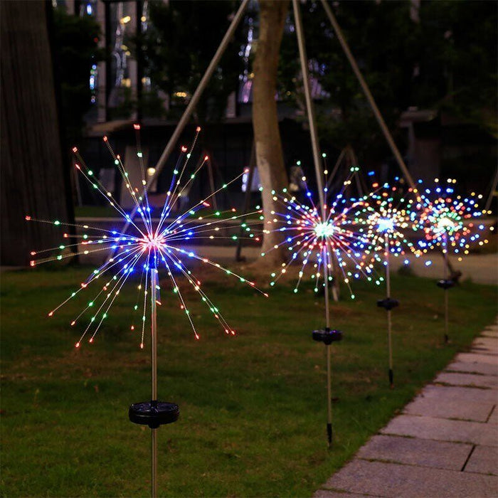 Waterproof Solar Garden Fireworks Lights