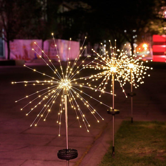 Waterproof Solar Garden Fireworks Lights