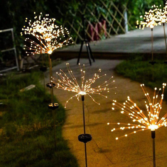 Waterproof Solar Garden Fireworks Lights