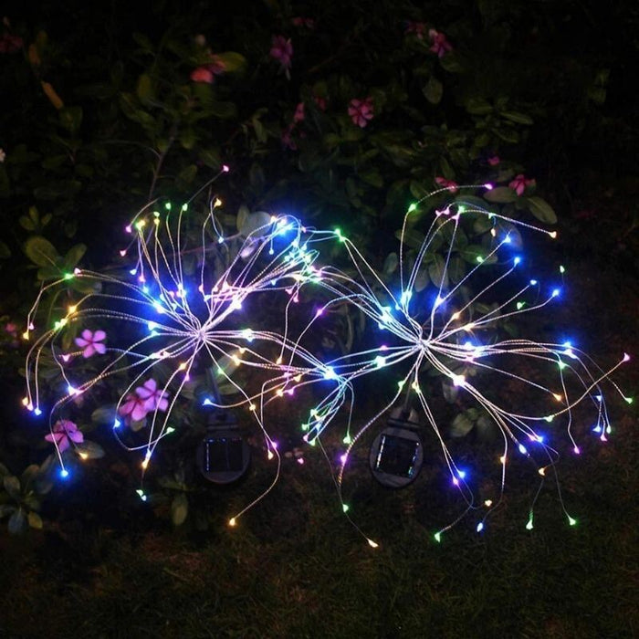 Waterproof Solar Garden Fireworks Lights