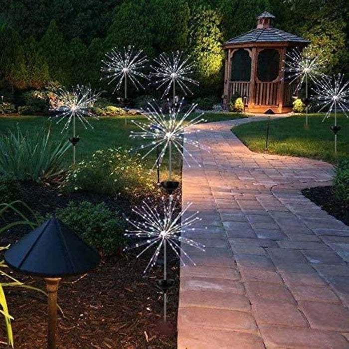 Waterproof Solar Garden Fireworks Lights