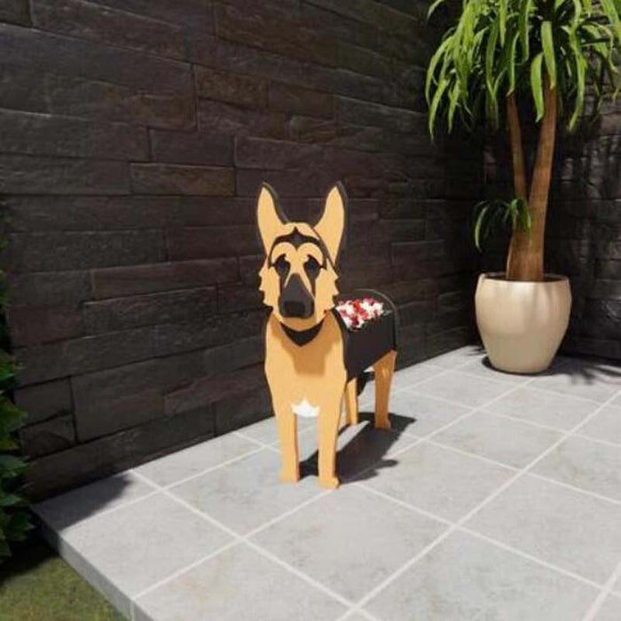 German Shepherd Planter AP022