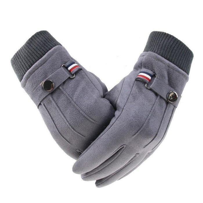 Grey Winter Work Gloves