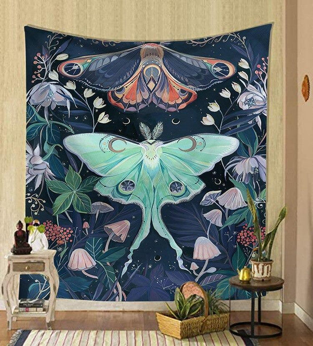 Trippy Butterfly Duet Tapestry