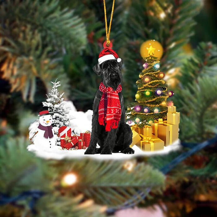 Schnauzer Christmas Ornament SM087