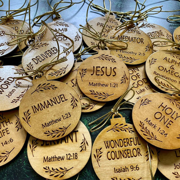 Names Of Jesus Ornaments