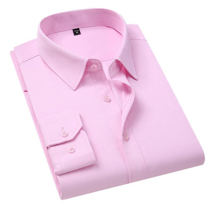 Men's Pink Classic Dress Shirt