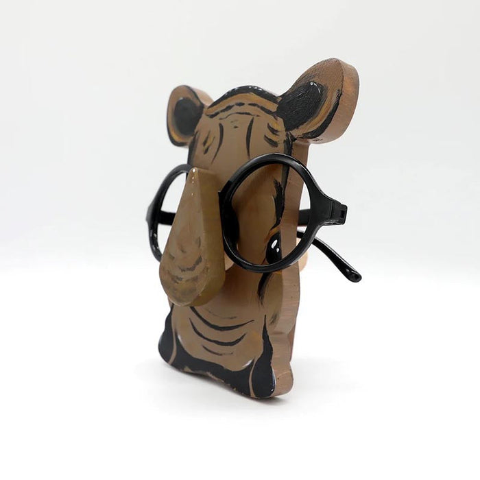 Handmade Glasses Stand Lovely Rhino