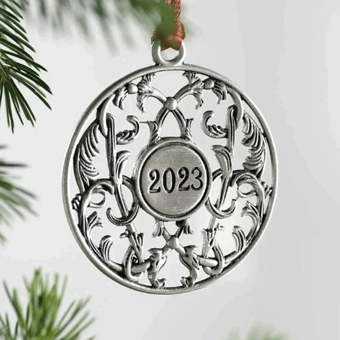 [Special Offer] Solid Pewter Christmas Tree Ornament