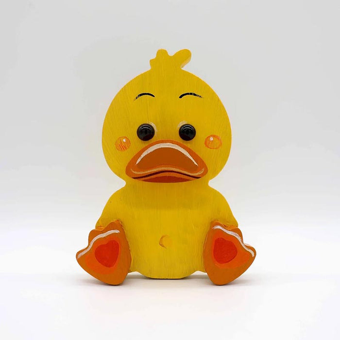 Handmade Glasses Stand Lovely Yellow Duck