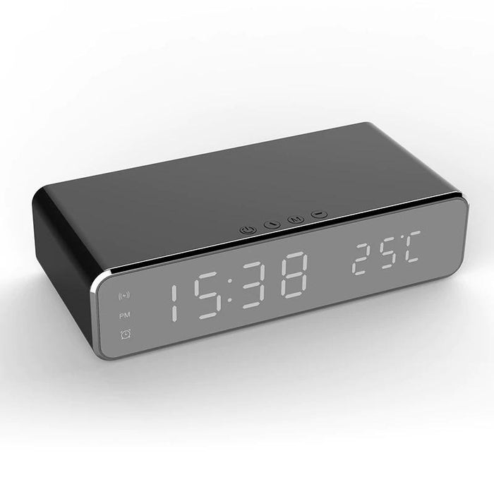 Black Turbo Charged Alarm Clock