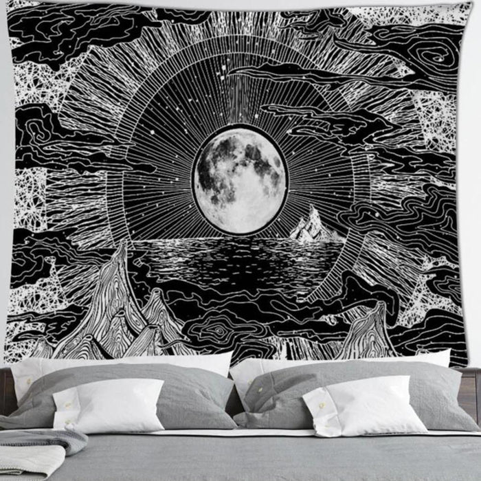 Celestial Moon Tapestry