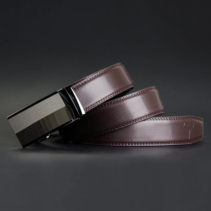 Brown Leather Charleston Mission Belt