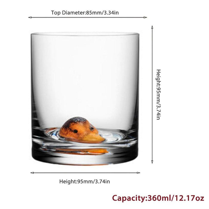 400 ML Duck Swimming Whiskey Glass