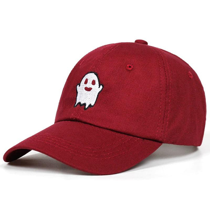 Red Friendly Ghost Cap