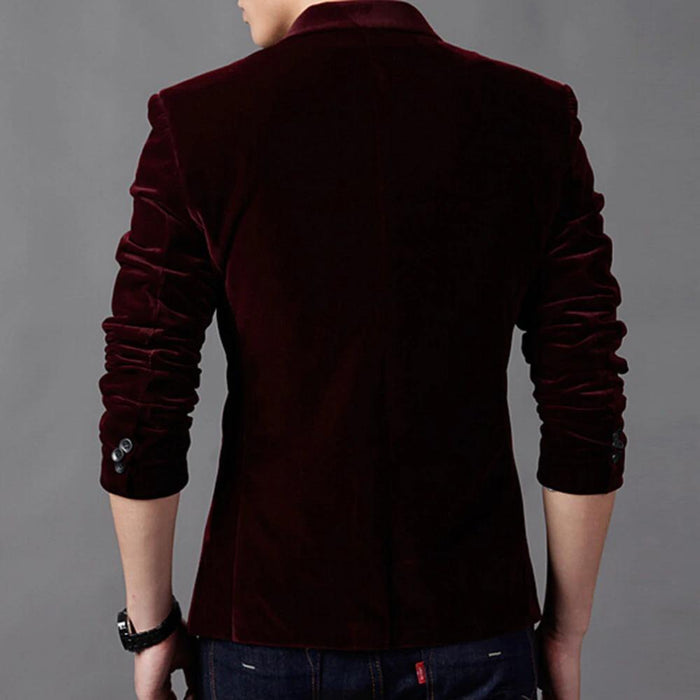 Men's Maroon Arnold Blazer