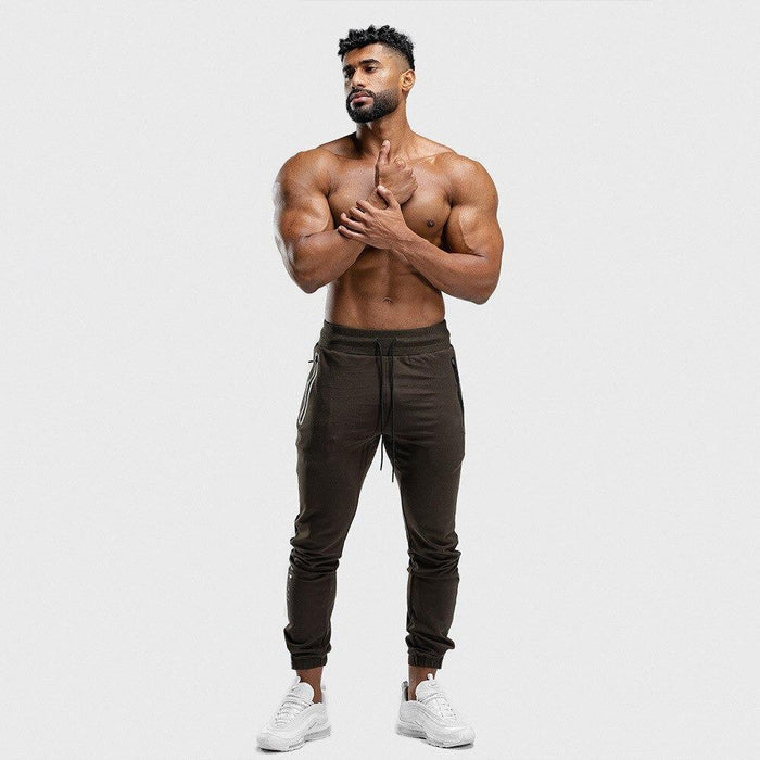 Dark Brown Track Joggers