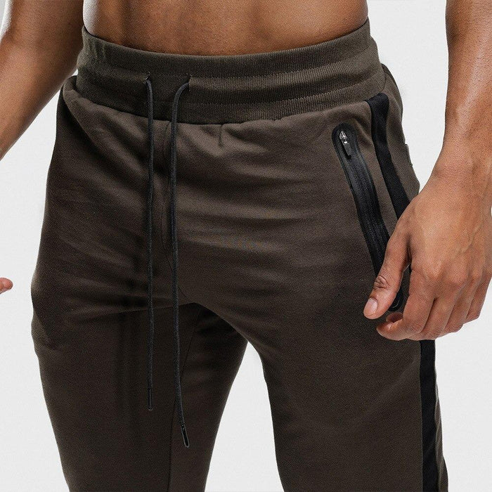 Dark Brown Track Joggers