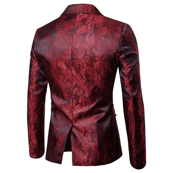 Men's Maroon Hefner Blazer