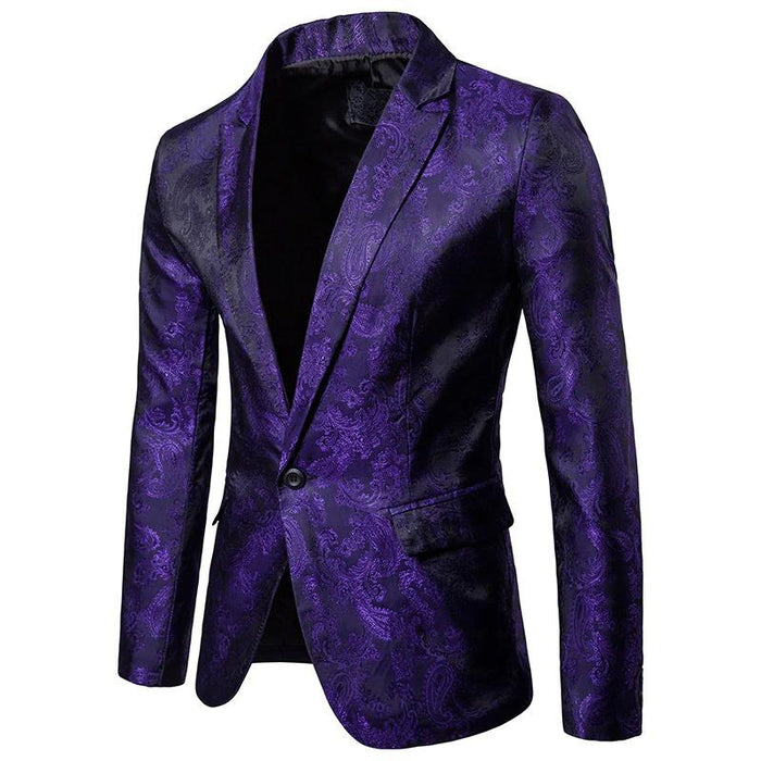 Men's Purple Hefner Blazer